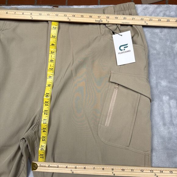 Flexcamo Tactical Cargo Pants Men’s 44x34 Beige Performance 4XL NWT - Picture 2 of 9